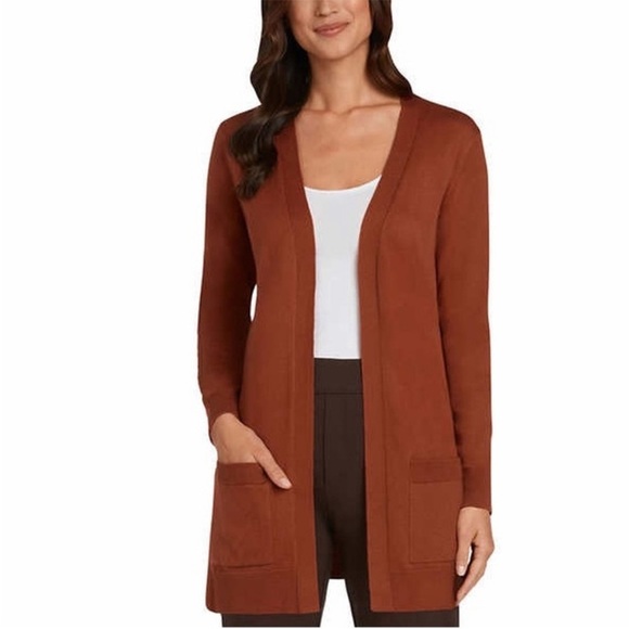 NWT Matty M Open Front Boyfriend Cardigan Size M - Picture 1 of 8